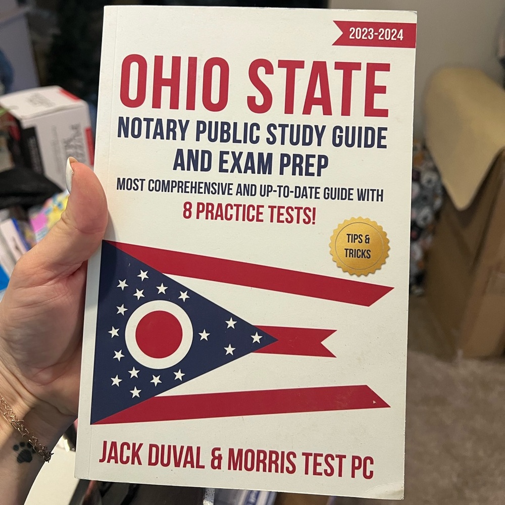 Ohio notary book